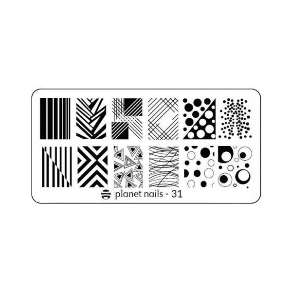 Пластина для Stamping Nail Art №31 Пластина для Stamping Nail Art №31