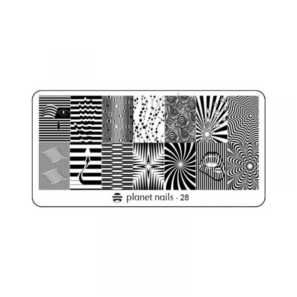 Пластина для Stamping Nail Art №28 Пластина для Stamping Nail Art №28