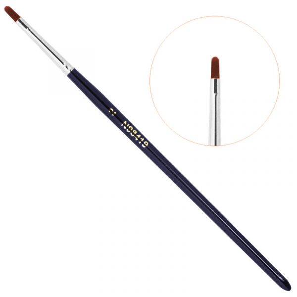 Кисть Planet Nails для дизайна овальная № 2 (98419.2)