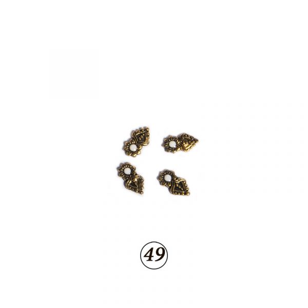 Натуральные камни в оправе в ассорт. 4 шт/уп, изображение 41