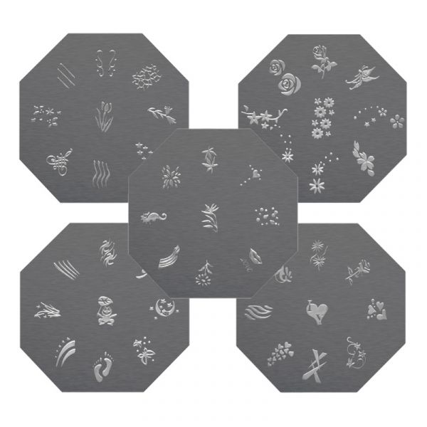 Диск с шаблонами для дизайна ногтей