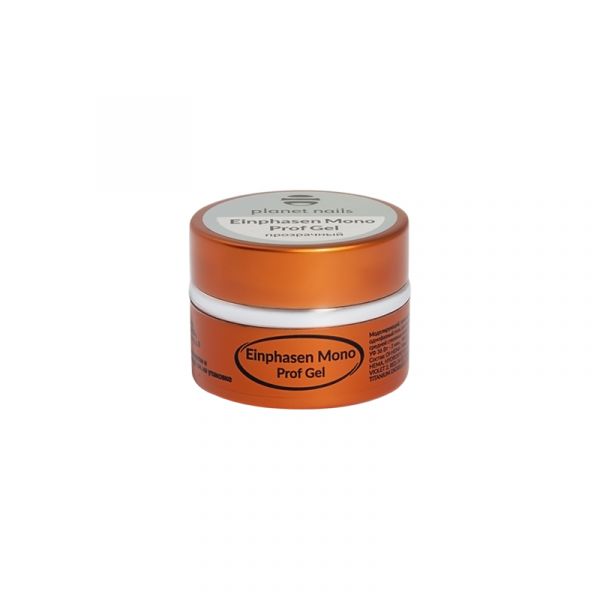 Гель Planet Nails - EINPHASEN MONO PROF GEL - моделирующий однофазный гель, 5 г