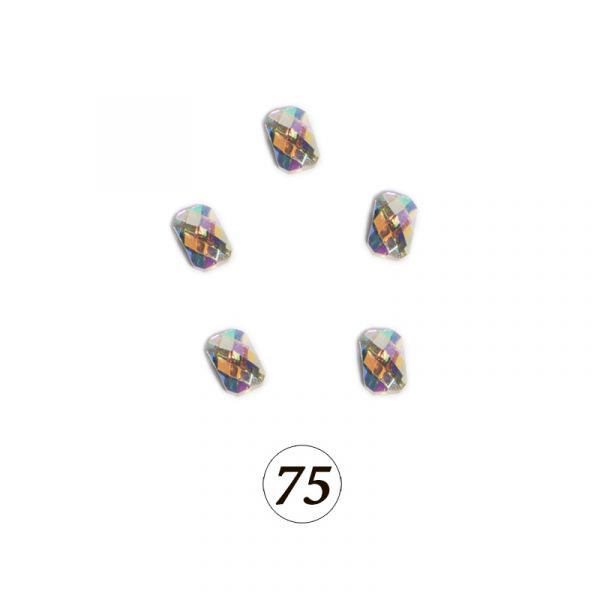 Цветные фигурные стразы в ассортименте, 5 шт/уп, изображение 77