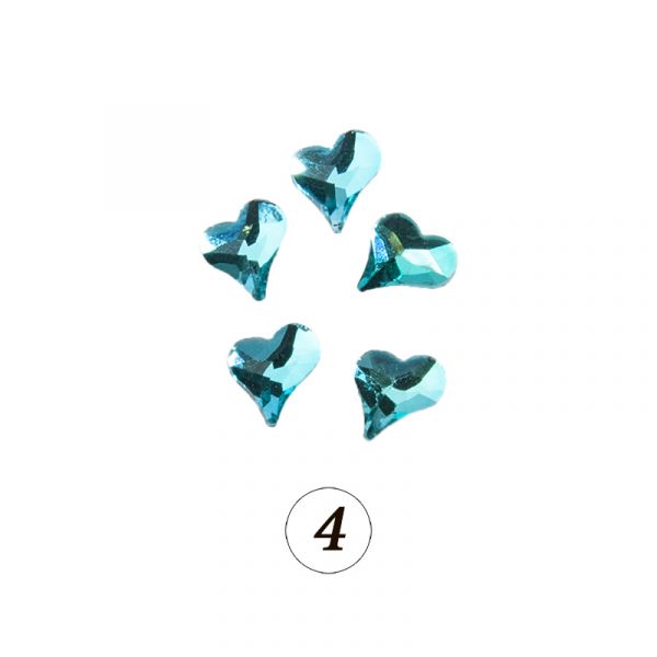 Цветные фигурные стразы в ассортименте, 5 шт/уп, изображение 5