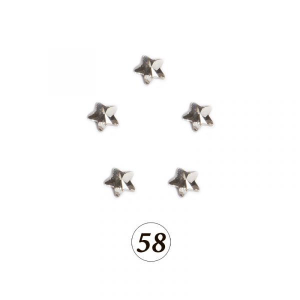 Цветные фигурные стразы в ассортименте, 5 шт/уп, изображение 60