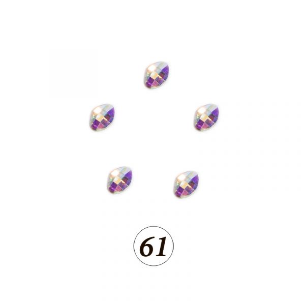 Цветные фигурные стразы в ассортименте, 5 шт/уп, изображение 63