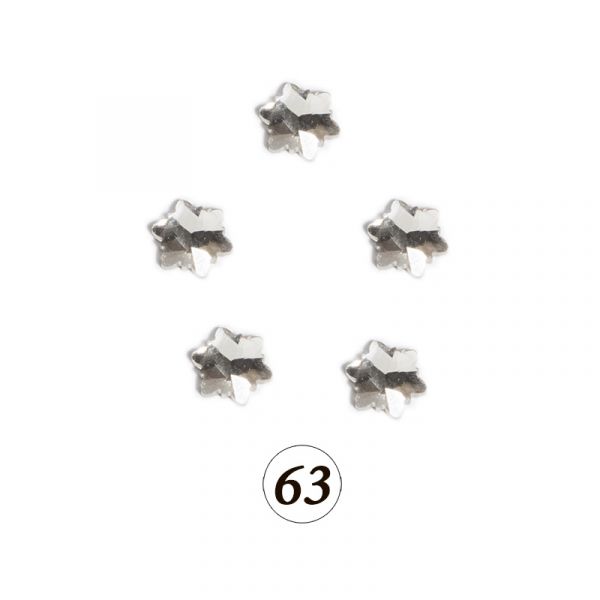 Цветные фигурные стразы в ассортименте, 5 шт/уп, изображение 65