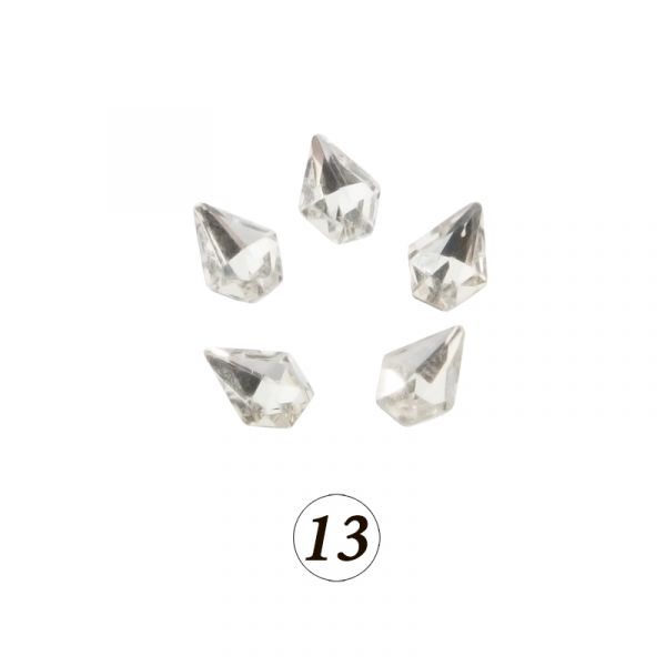 Цветные фигурные стразы в ассортименте, 5 шт/уп, изображение 14