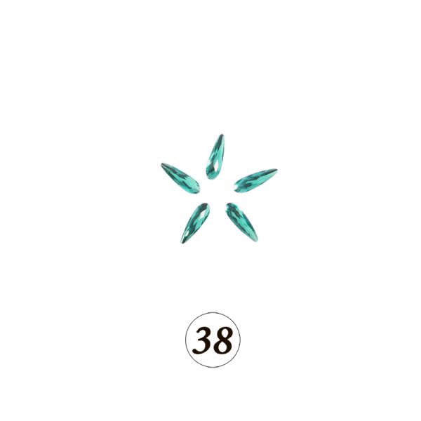 Цветные фигурные стразы в ассортименте, 5 шт/уп, изображение 40