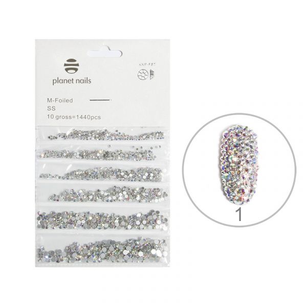 Стразы комплект mix SS 3-8, изображение 3