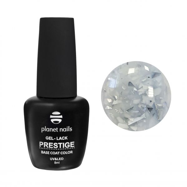 Гель-лак Planet Nails, "PRESTIGE" - BASE POTAL 915 Silver, 8 мл, изображение 7