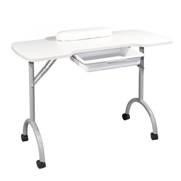 Стол для маникюра складной "Space" белый