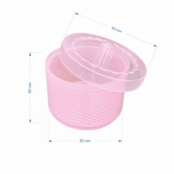 Емкость для стерилизации фрез пластиковая, с крышкой, изображение 2