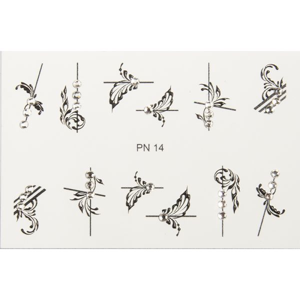 Слайдер дизайн для ногтей со стразами, изображение 16