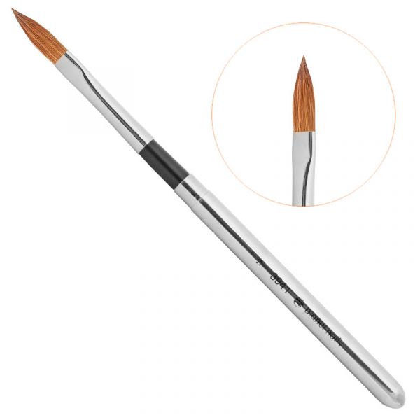 Кисть Planet Nails складная акриловая круглая № 6 (3941.6)