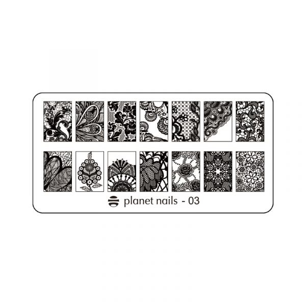Пластина для Stamping Nail Art №3