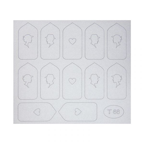 Металлизированные наклейки-трафареты, изображение 16