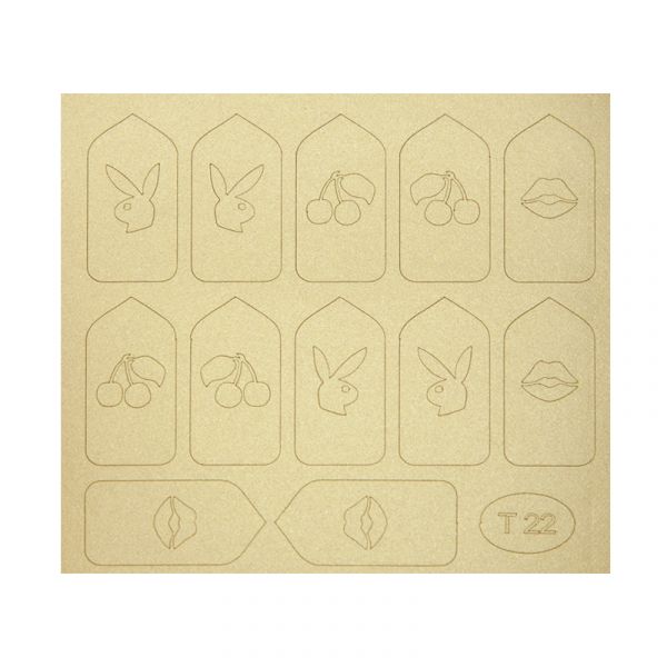 Металлизированные наклейки-трафареты, изображение 2