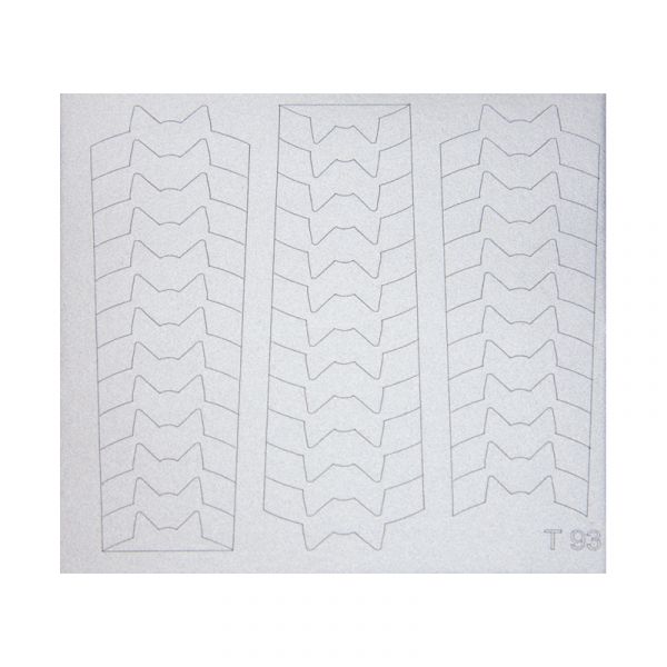 Металлизированные наклейки-трафареты, изображение 23