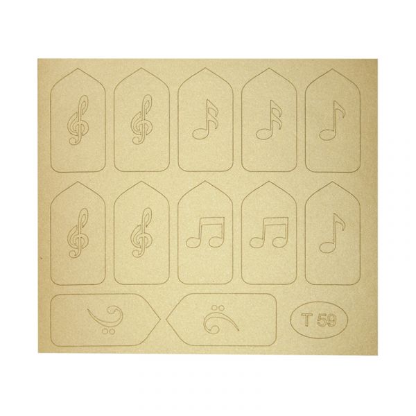 Металлизированные наклейки-трафареты, изображение 11