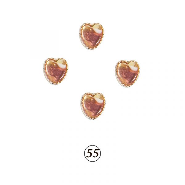 Натуральные камни в оправе в ассорт. 4 шт/уп, изображение 47