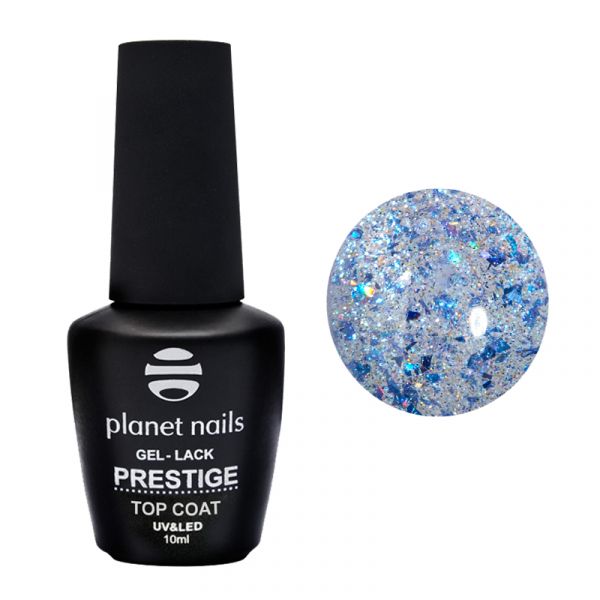 Гель-лак Planet Nails, "PRESTIGE" - TOP SHINE Jupiter, без липкого слоя,10 мл, изображение 2