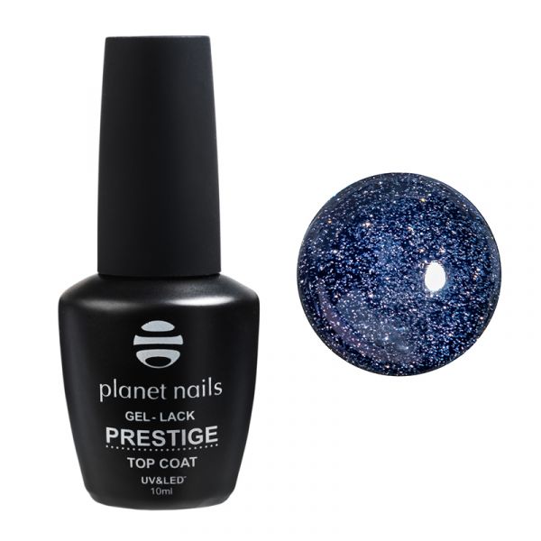 Гель-лак Planet Nails, "PRESTIGE" - Top Silver Reflection, 10мл, изображение 4