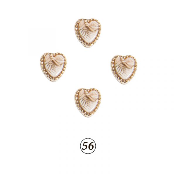 Натуральные камни в оправе в ассорт. 4 шт/уп, изображение 48