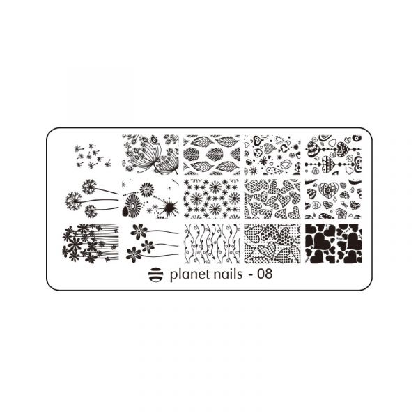 Пластина для Stamping Nail Art №8