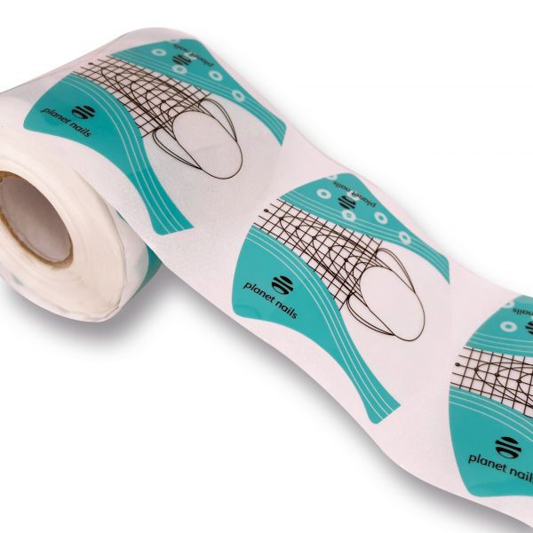 Формы для наращивания Planet Nails пластиковые в рулоне, 200 шт/уп, изображение 2