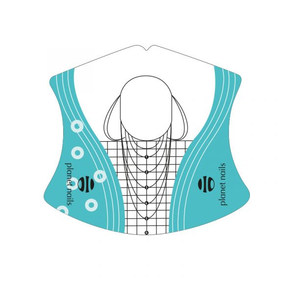 Формы для наращивания Planet Nails пластиковые в рулоне, 200 шт/уп, изображение 4