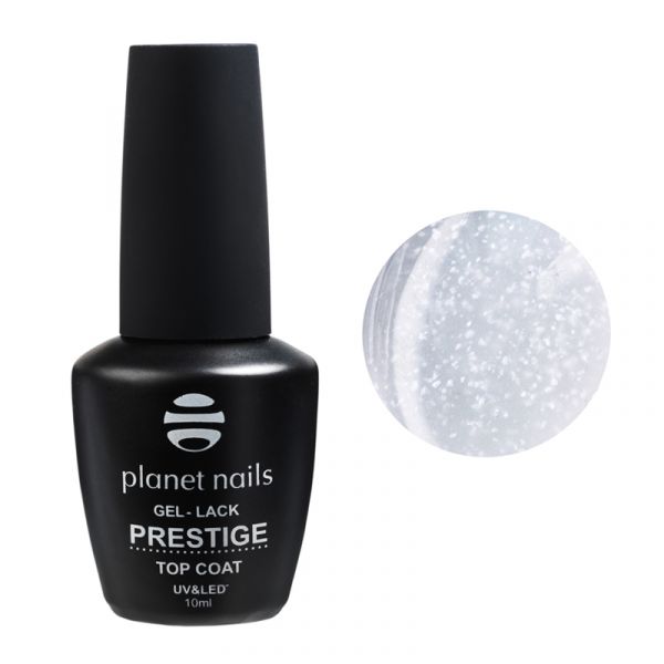 Гель-лак Planet Nails, "PRESTIGE" - MATTE TOP POINT WHITE, без липкого слоя, 10мл
