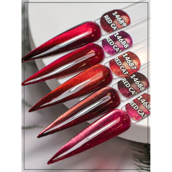 Гель-лак Planet Nails, "Red Cat" - 14689, 8мл, изображение 4