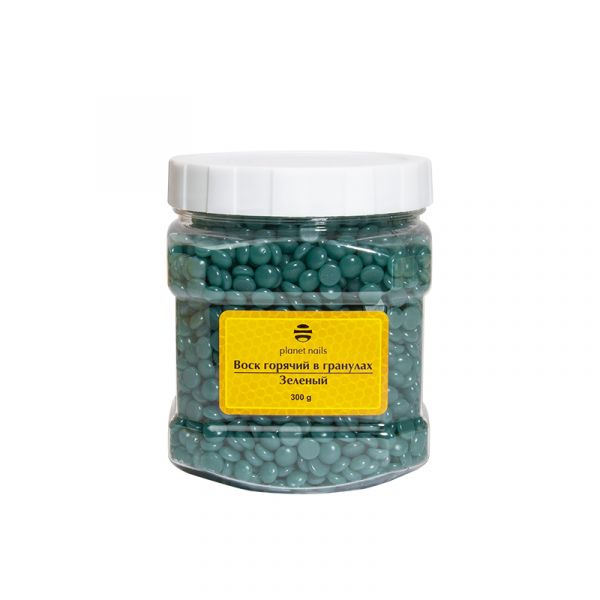 Воск горячий в гранулах зеленый 300 гр.