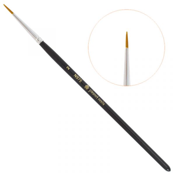 Кисть Planet Nails для дизайна круглая №  2 (975.2)