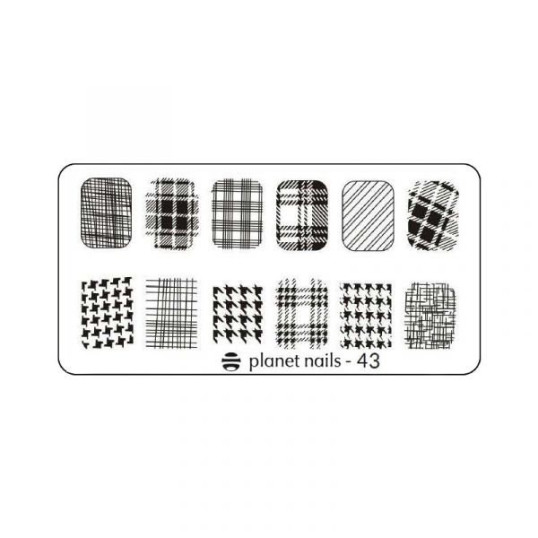 Пластина для Stamping Nail Art №43