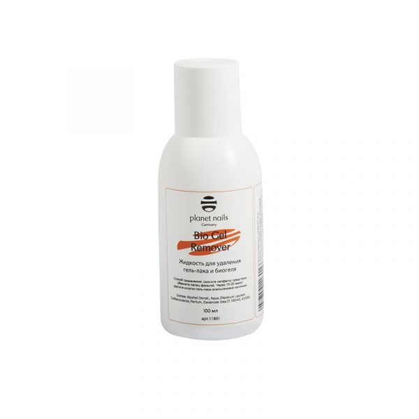Жидкость для удаления гель-лака и биогеля Planet Nails Bio Gel Remover 100мл
