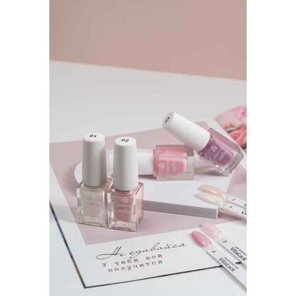 Лак-восстановитель для ногтей, VitaLack, сиреневый 04, 10 мл, изображение 3