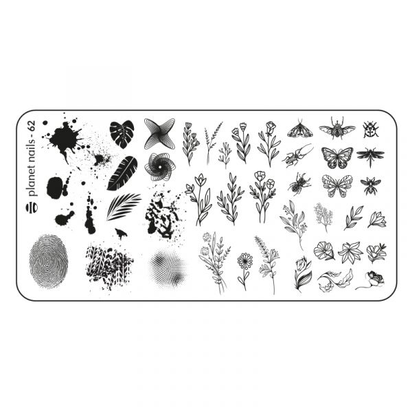 Пластина для Stamping Nail Art №62
