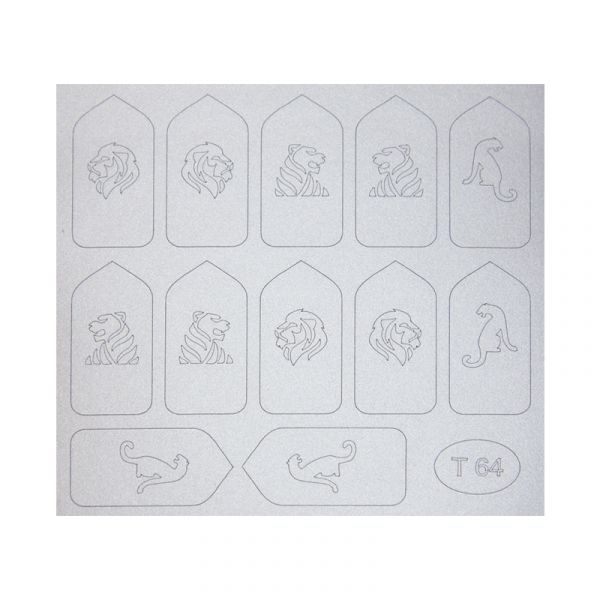 Металлизированные наклейки-трафареты, изображение 15