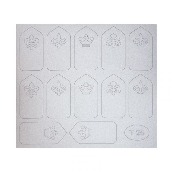 Металлизированные наклейки-трафареты, изображение 3