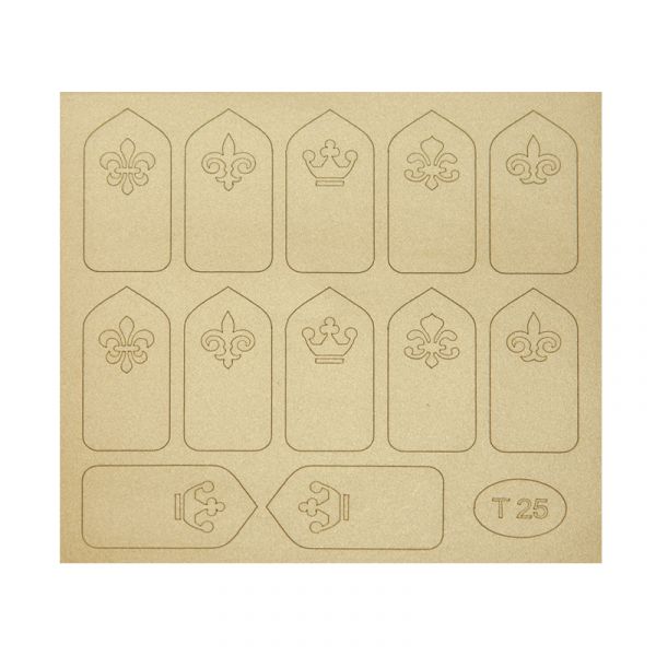 Металлизированные наклейки-трафареты, изображение 4