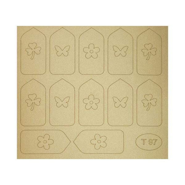 Металлизированные наклейки-трафареты, изображение 27