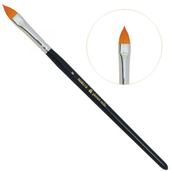 Кисть Planet Nails гелевая "язык" № 8 (98319.8)