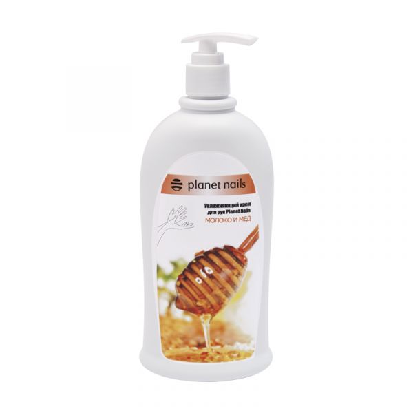 Увлажняющий крем для рук Planet Nails Молоко и мед 500 мл