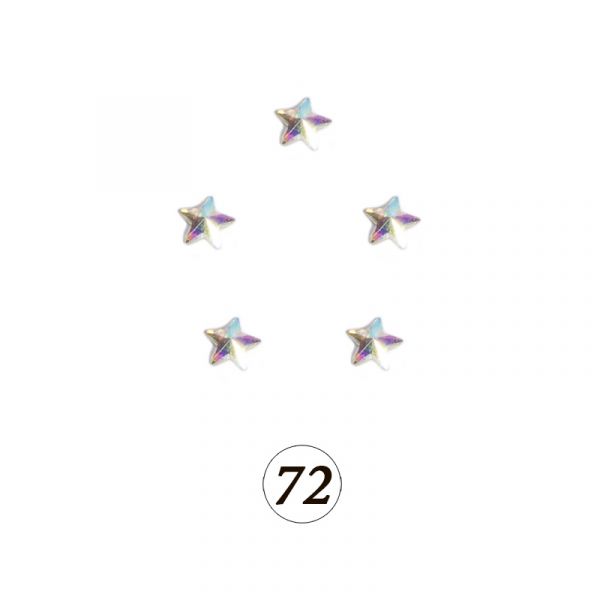 Цветные фигурные стразы в ассортименте, 5 шт/уп, изображение 74