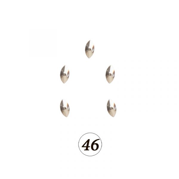 Цветные фигурные стразы в ассортименте, 5 шт/уп, изображение 48