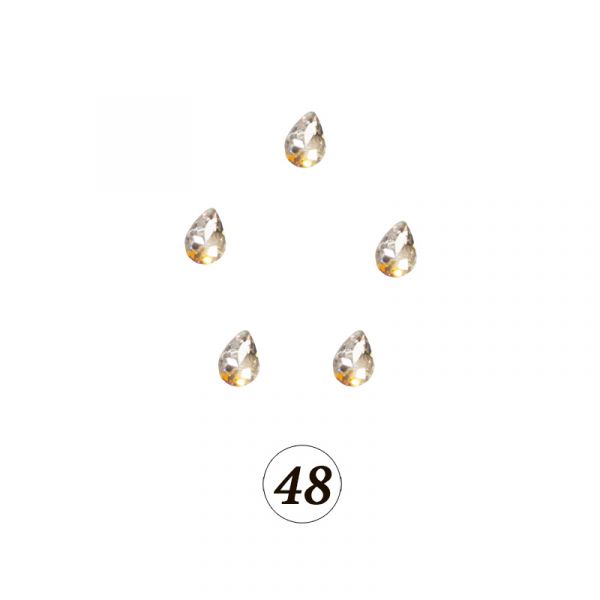 Цветные фигурные стразы в ассортименте, 5 шт/уп, изображение 50