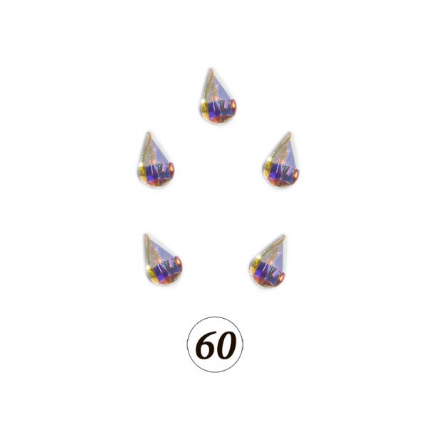 Цветные фигурные стразы в ассортименте, 5 шт/уп, изображение 62