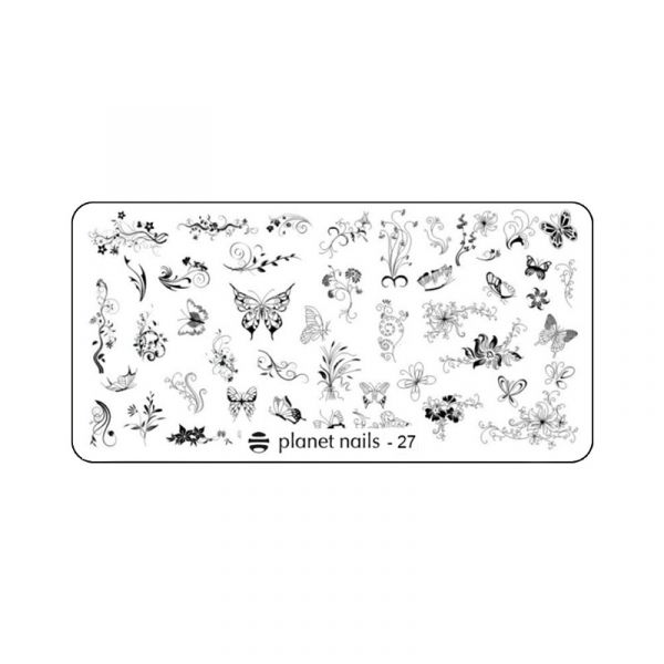 Пластина для Stamping Nail Art №27